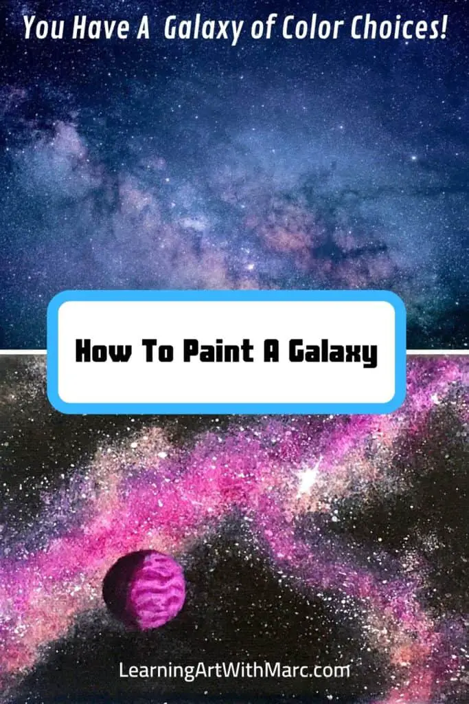 Easy Galaxy Painting For Beginners – Art With Marc | Explore and Learn ...