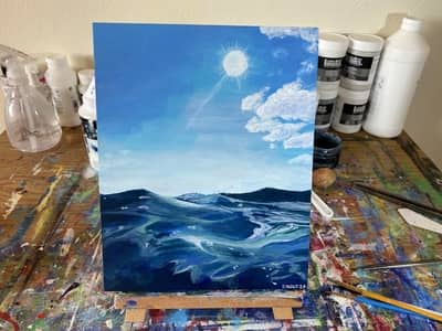 How To Paint Water (a Step By Step Guide) – Art With Marc 